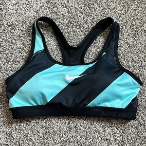 Nike Striped Sports Bra